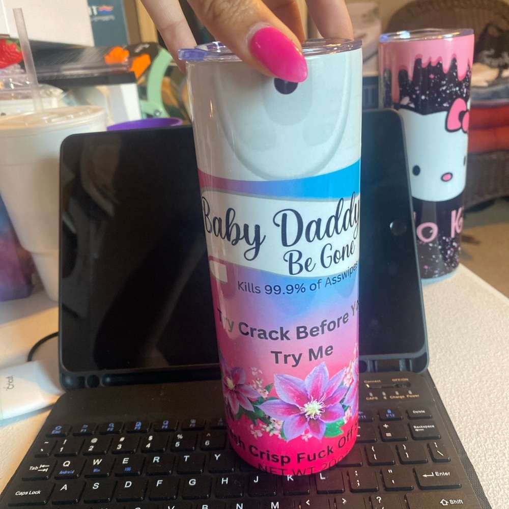 Baby Daddy Be Gone 20oz tumbler